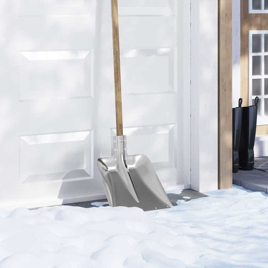 vidaXL Shovel Head 4 pcs Silver 45 x 38 cm Aluminum