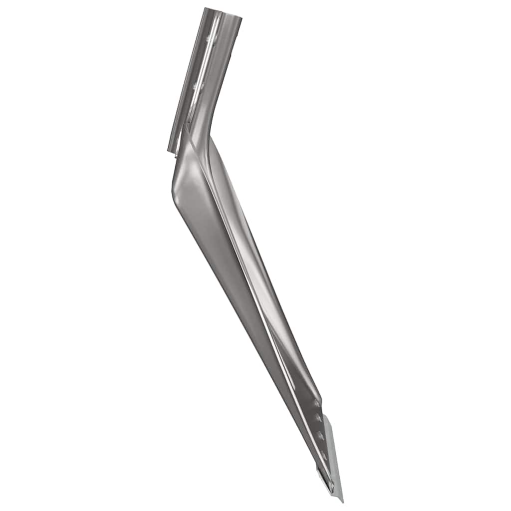 vidaXL Shovel Head 4 pcs Silver 45 x 38 cm Aluminum