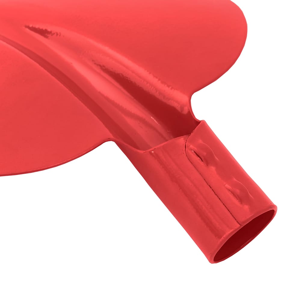 vidaXL Shovel Head Red 32 x 24.5 cm Powder-Coated Steel