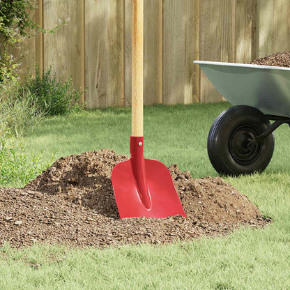 vidaXL Shovel Head 4 pcs Red 32 x 24.5 cm Powder-Coated Steel