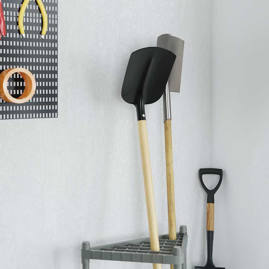 vidaXL Shovel Head Black 34.5 x 24 cm Powder-Coated Steel