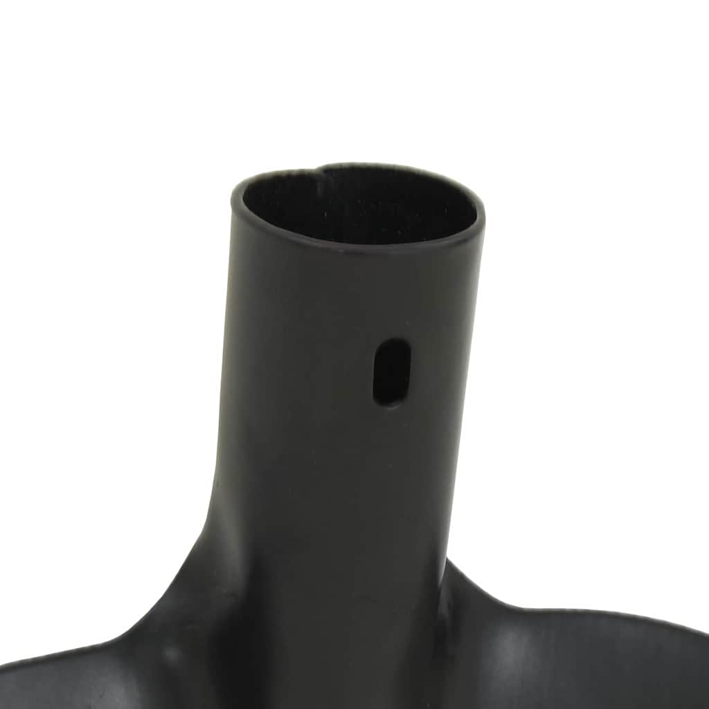 vidaXL Shovel Head 4 pcs Black 34.5 x 24 cm Powder-Coated Steel