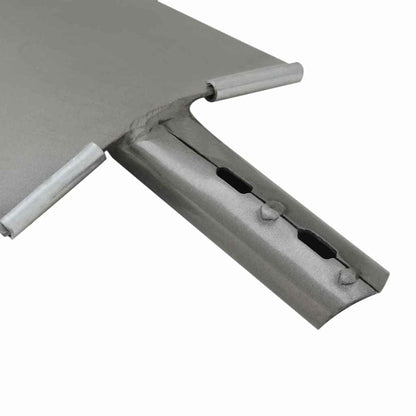 vidaXL Shovel Head Silver 43 x 17 cm Powder-Coated Steel