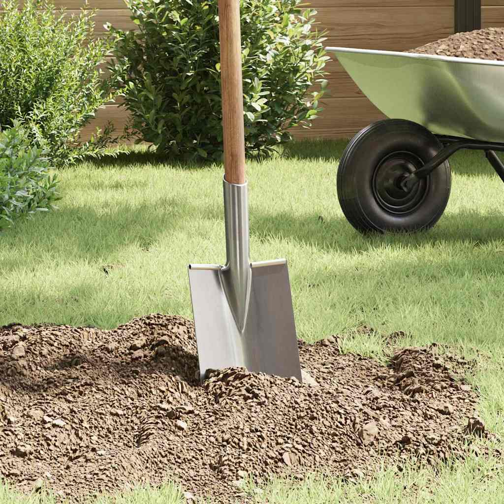 vidaXL Shovel Head Silver 43 x 17 cm Powder-Coated Steel