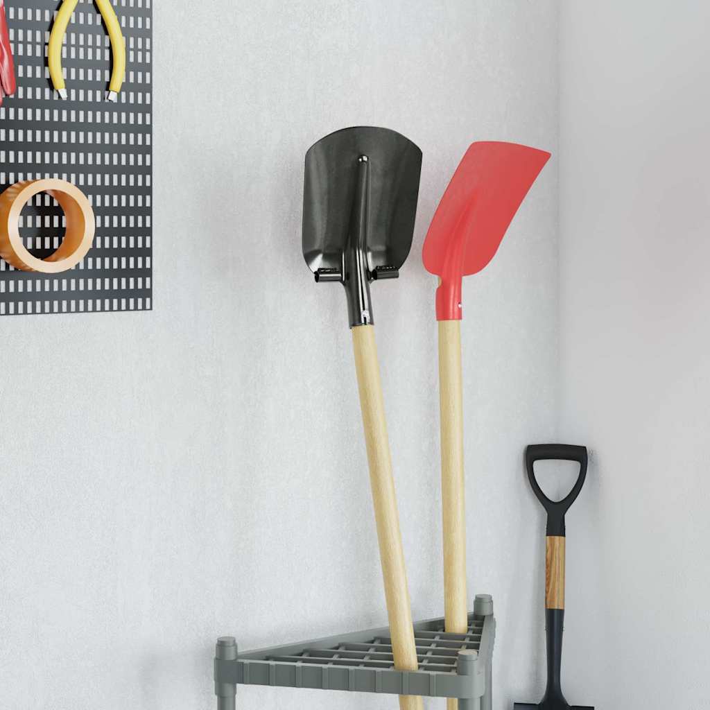 vidaXL Shovel Head Silver 33 x 21 cm Powder-Coated Steel