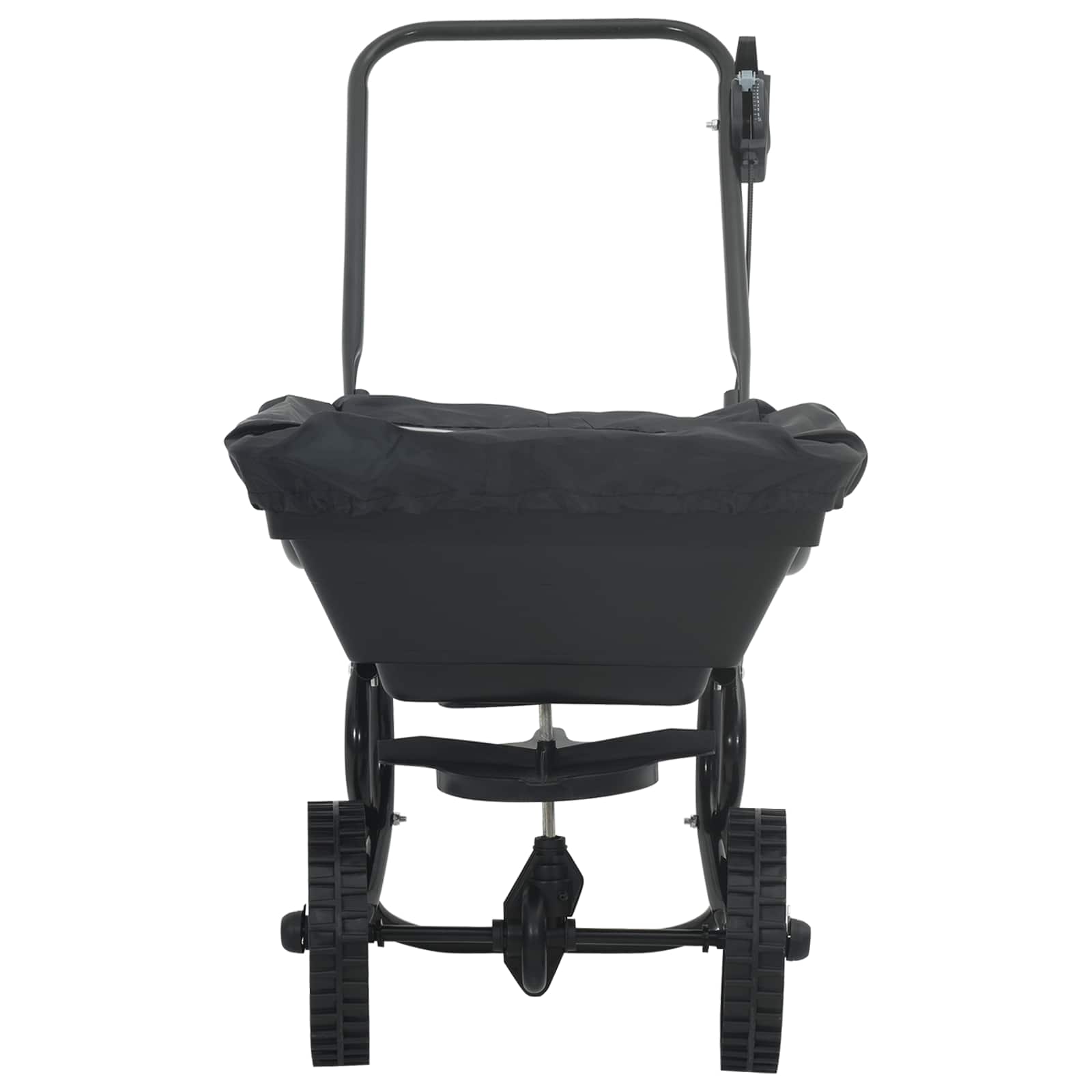 vidaXL Spreader Black 82 x 46 x 75 cm PVC and Steel