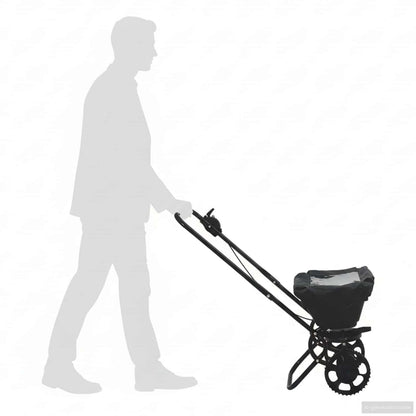 vidaXL Spreader Black 82 x 46 x 75 cm PVC and Steel