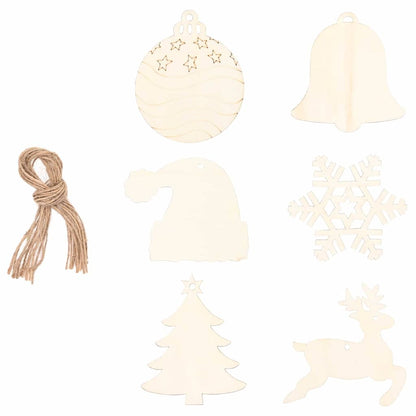 vidaXL Christmas Tree Natural 90 cm Solid Ash Wood - Brown