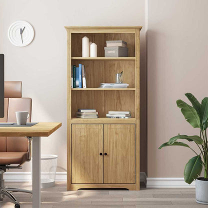 vidaXL Bookcase BODO 3-Tier 82 x 40 x 173 cm Engineered Wood - Brown