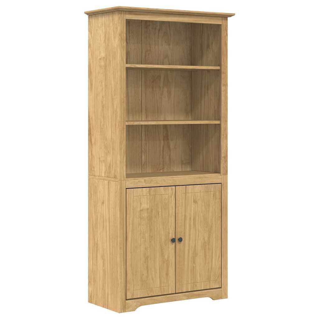 vidaXL Bookcase BODO 3-Tier 82 x 40 x 173 cm Engineered Wood - Brown