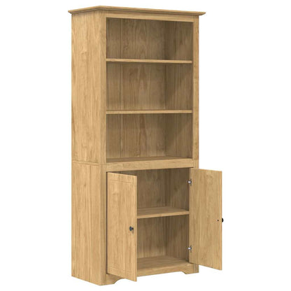vidaXL Bookcase BODO 3-Tier 82 x 40 x 173 cm Engineered Wood - Brown
