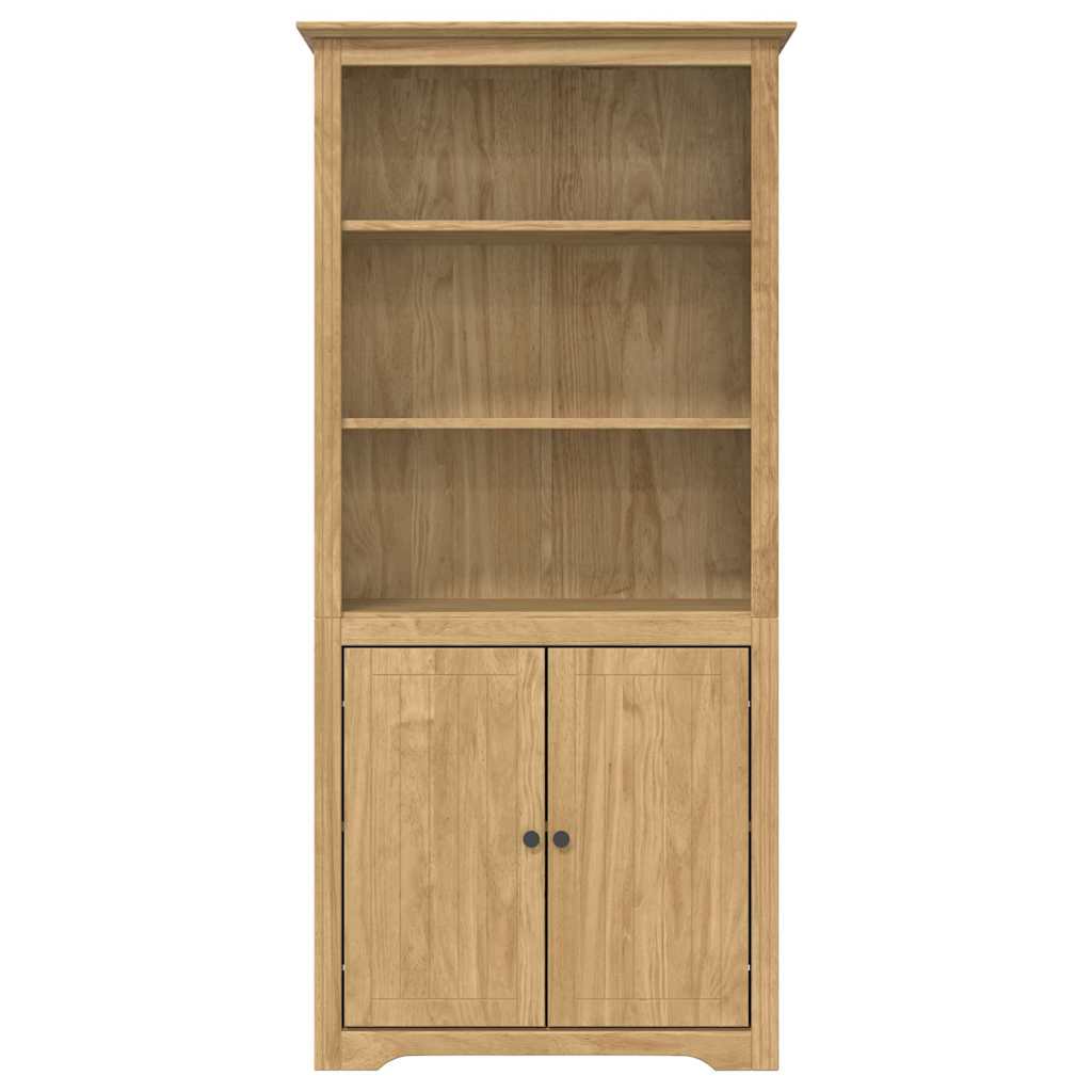 vidaXL Bookcase BODO 3-Tier 82 x 40 x 173 cm Engineered Wood - Brown