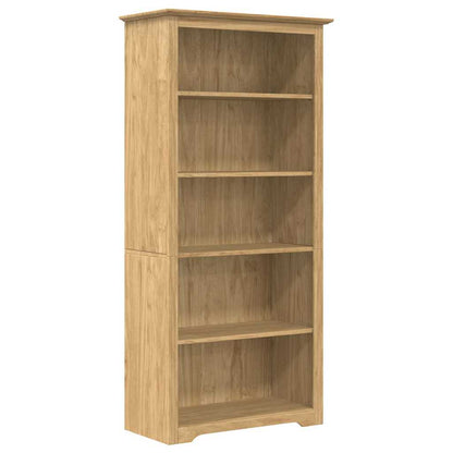 vidaXL Bookcase BODO 5-Tier 82 x 40 x 173 cm Engineered Wood - Brown