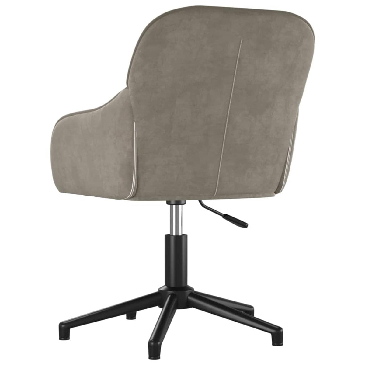 vidaXL Dining Chair 2 pcs Velvet 55 x 59.5 x 77 cm Light Grey
