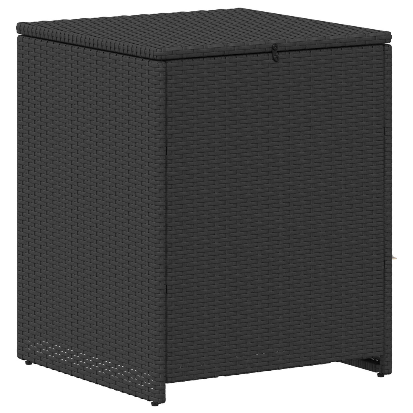 vidaXL Cushion Box 55 x 55 x 69 cm steel - Black