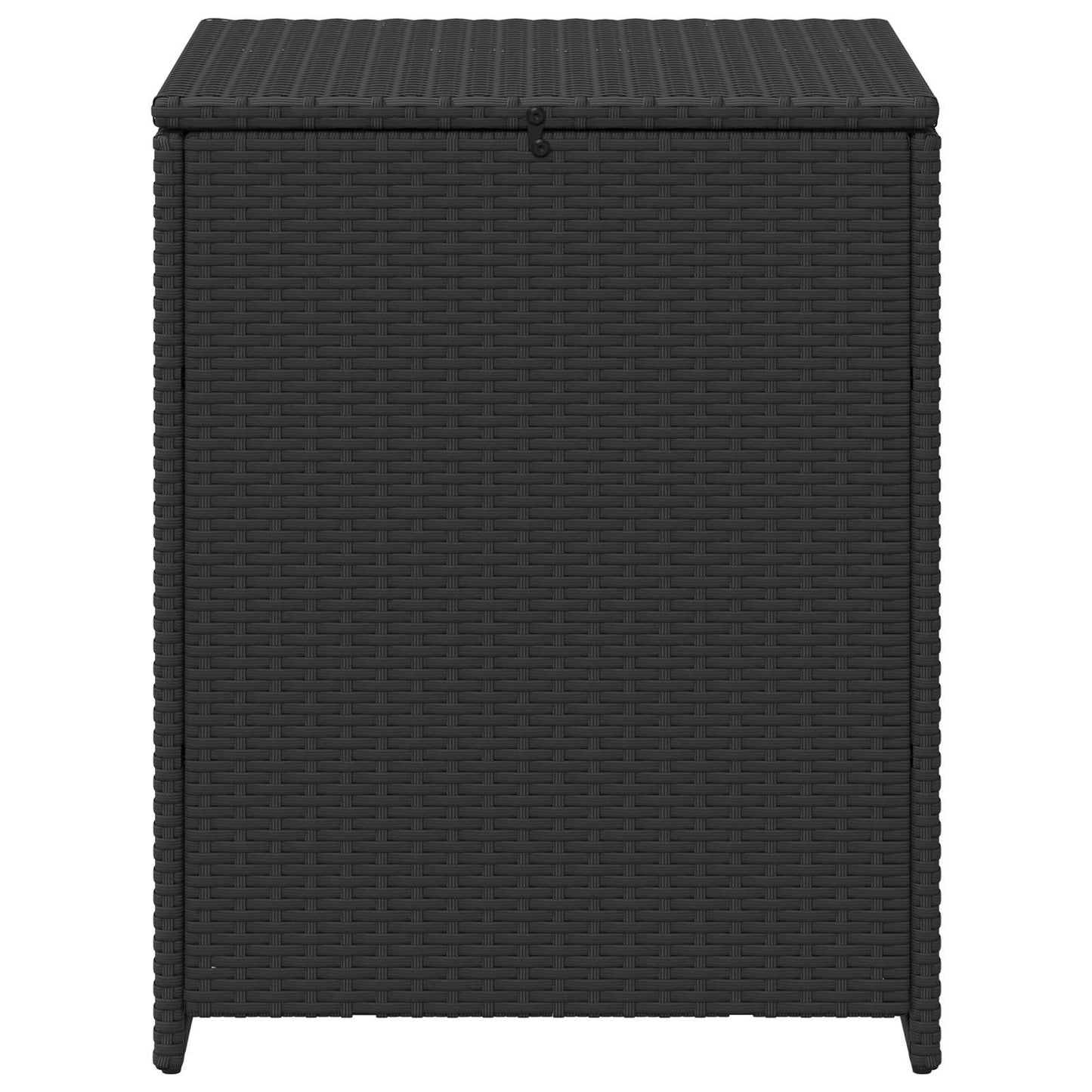 vidaXL Cushion Box 55 x 55 x 69 cm steel - Black
