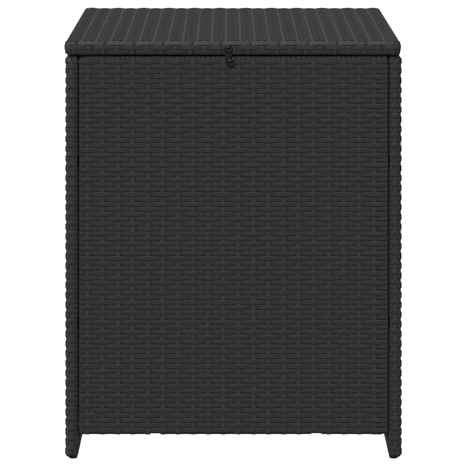 vidaXL Cushion Box 55 x 55 x 69 cm steel - Black