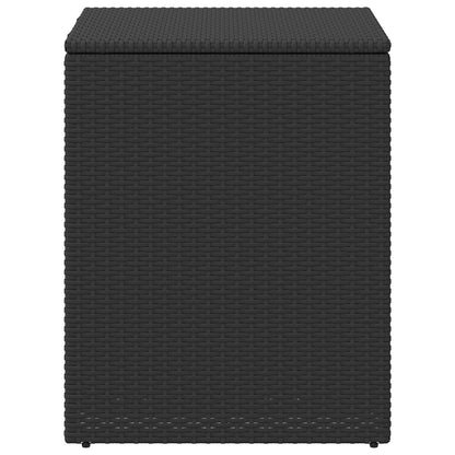vidaXL Cushion Box 55 x 55 x 69 cm steel - Black