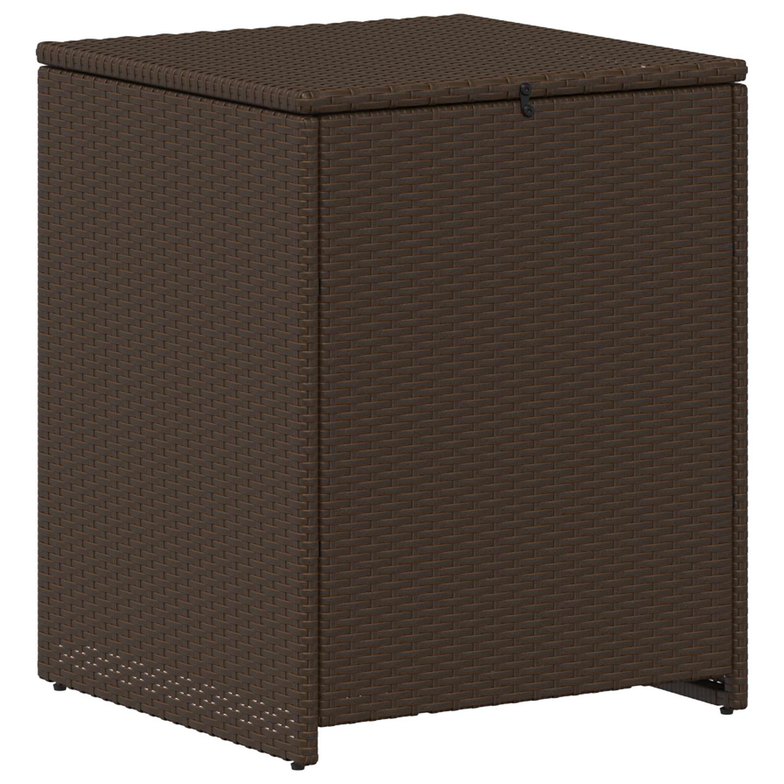 vidaXL Cushion Box 55 x 55 x 69 cm steel - Brown