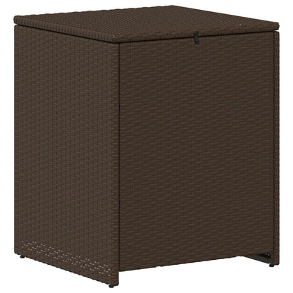 vidaXL Cushion Box 55 x 55 x 69 cm steel - Brown