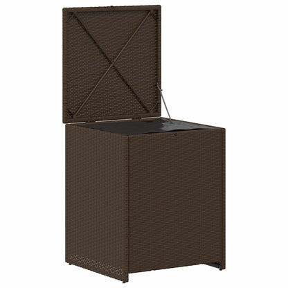 vidaXL Cushion Box 55 x 55 x 69 cm steel - Brown