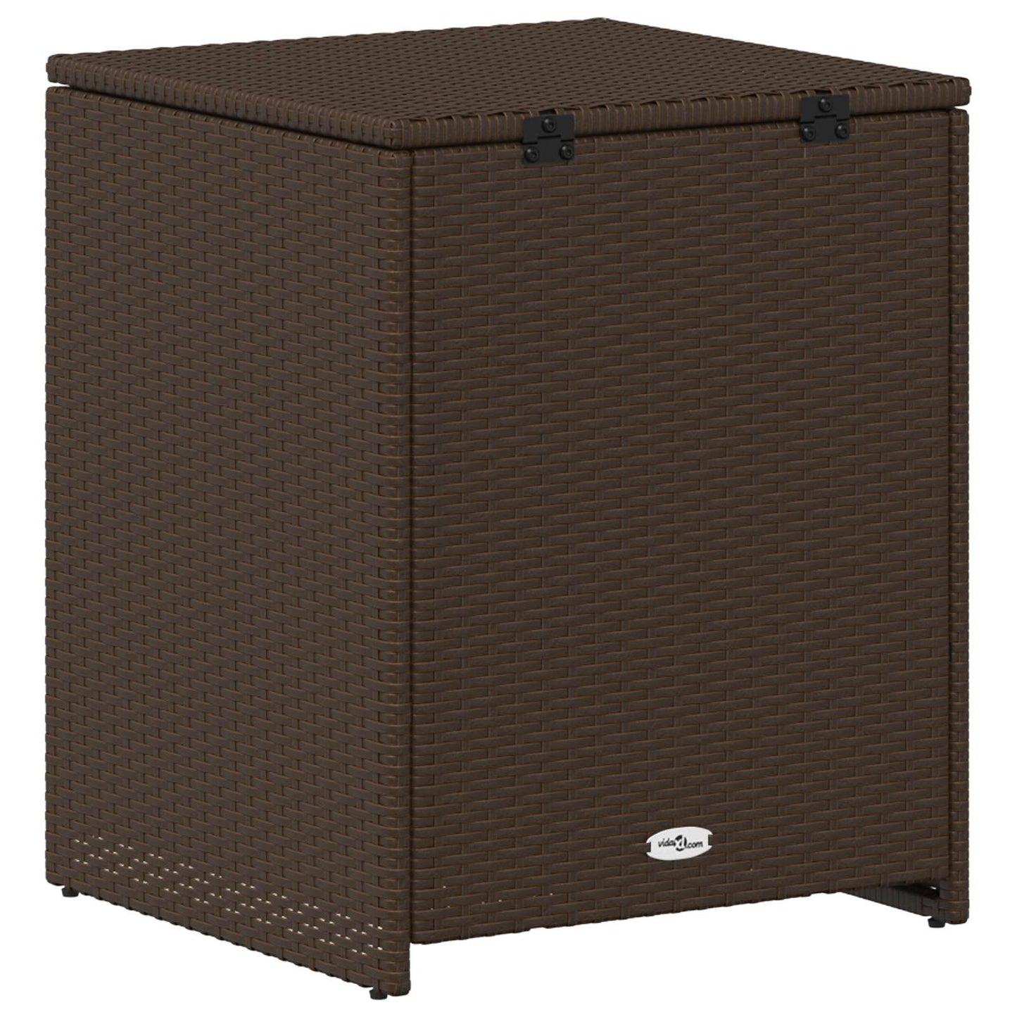 vidaXL Cushion Box 55 x 55 x 69 cm steel - Brown