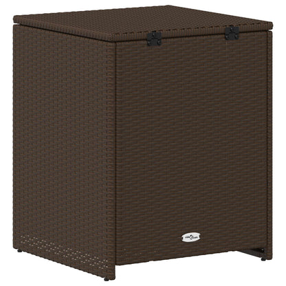 vidaXL Cushion Box 55 x 55 x 69 cm steel - Brown