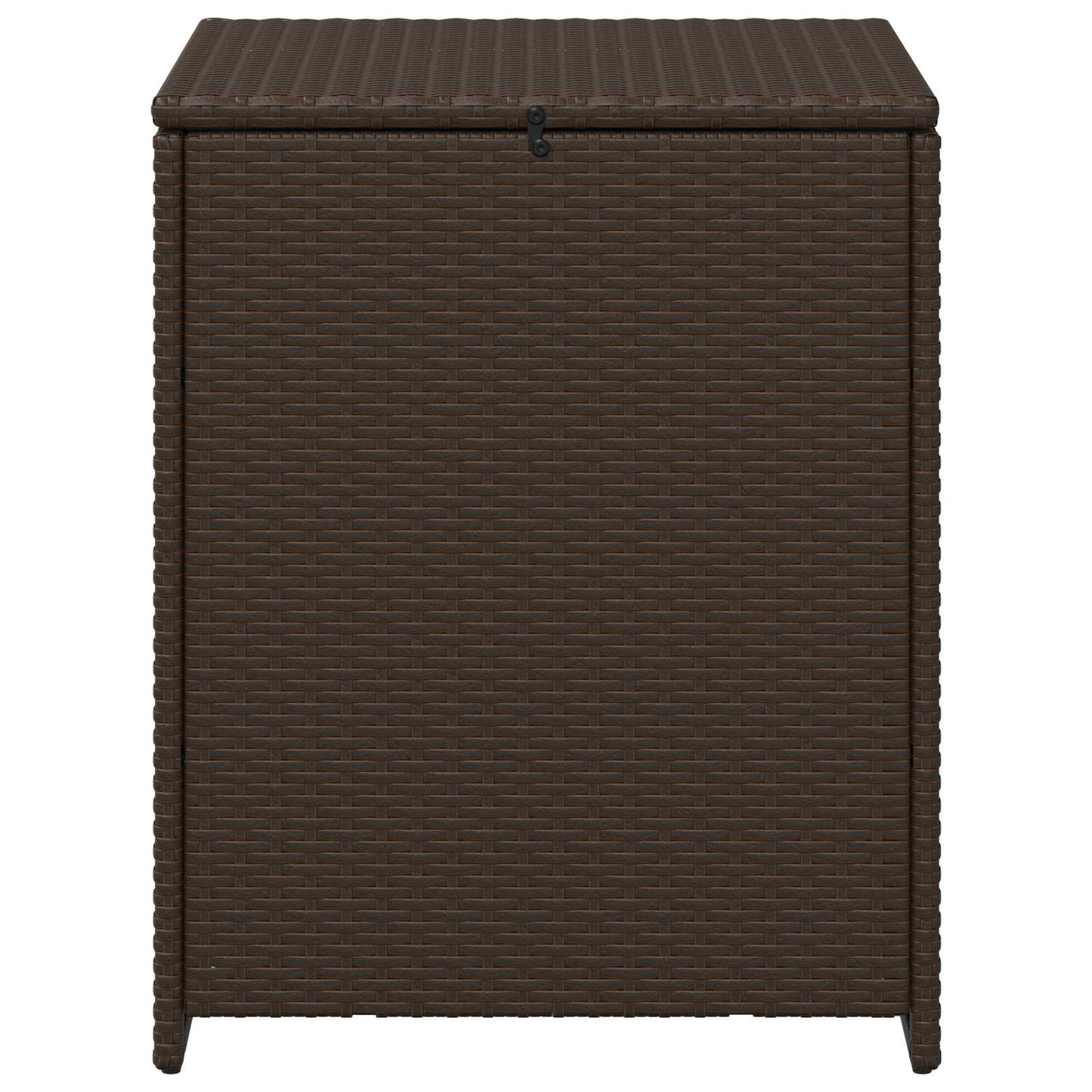 vidaXL Cushion Box 55 x 55 x 69 cm steel - Brown
