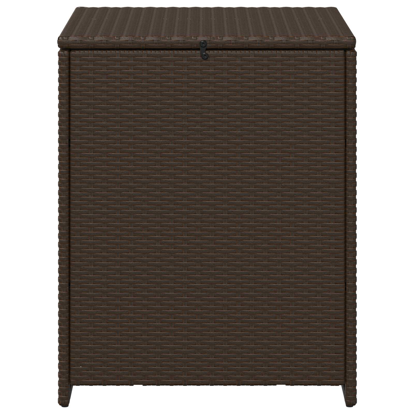 vidaXL Cushion Box 55 x 55 x 69 cm steel - Brown