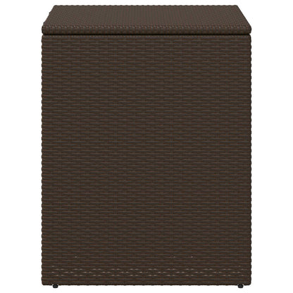 vidaXL Cushion Box 55 x 55 x 69 cm steel - Brown
