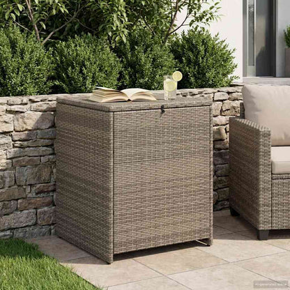 vidaXL Cushion Box 55 x 55 x 69 cm steel - Grey
