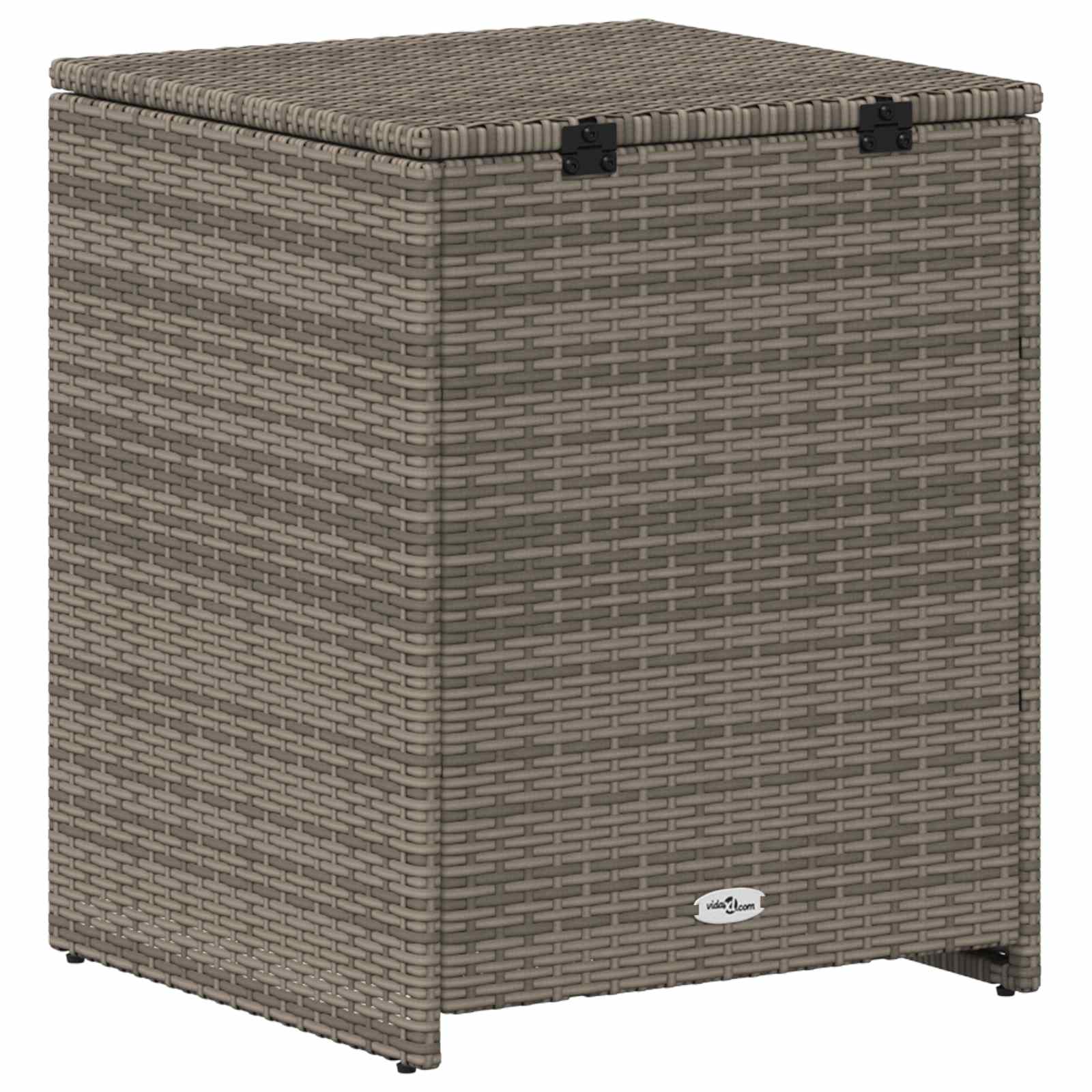 vidaXL Cushion Box 55 x 55 x 69 cm steel - Grey