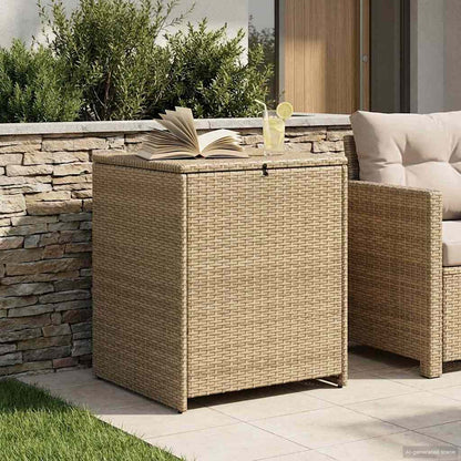 vidaXL Cushion Box 55 x 55 x 69 cm steel - Beige