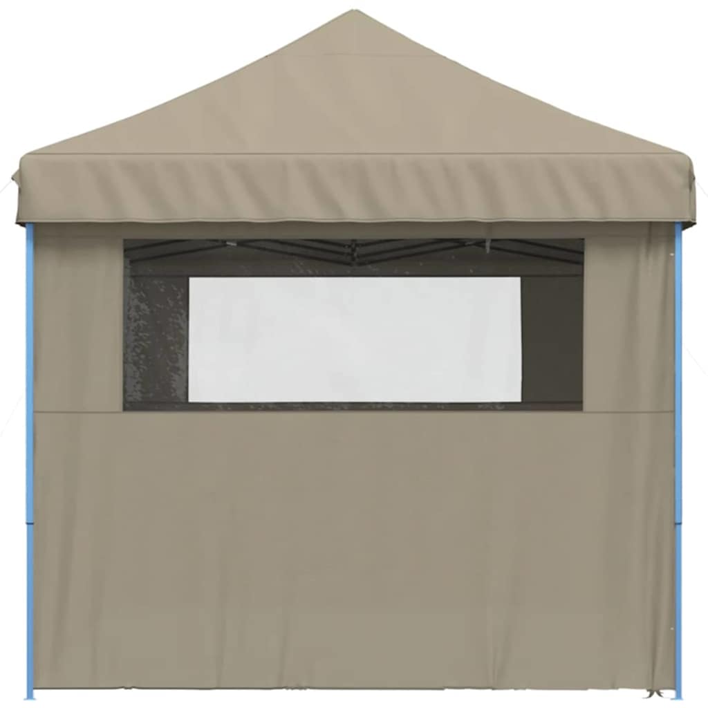 vidaXL Party Tent Pop-up 580 x 292 x 315 cm Taupe Oxford Fabric