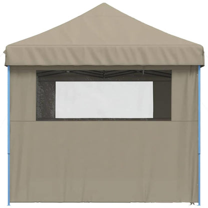 vidaXL Party Tent Pop-up 580 x 292 x 315 cm Taupe Oxford Fabric