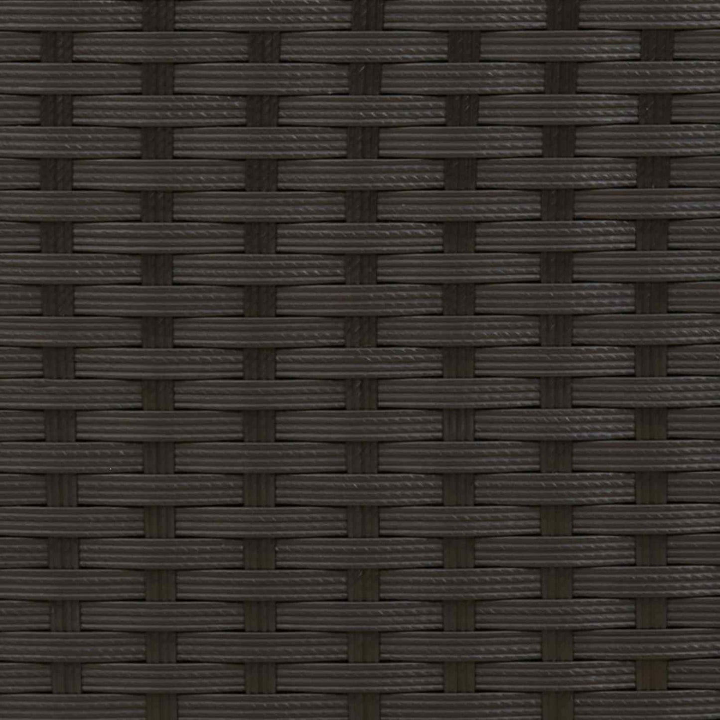 vidaXL Outdoor Table Black 80 x 40 x 40 cm Steel and Poly Rattan