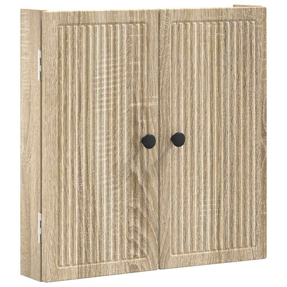 vidaXL Dartboard Cabinet EDE Sonoma Oak 52.5 x 10.5 x 53.5 cm - Brown