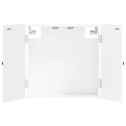 vidaXL Dartboard Cabinet EDE High Gloss White 52.5 x 10.5 x 53.5 cm
