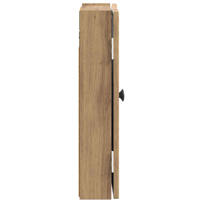 vidaXL Dartboard Cabinet EDE Artisan Oak 52.5 x 10.5 x 53.5 cm - Brown
