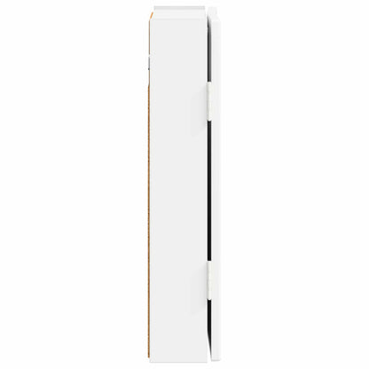 vidaXL Dartboard Cabinet ALKMAAR White 52.5 x 10.5 x 53.5 cm