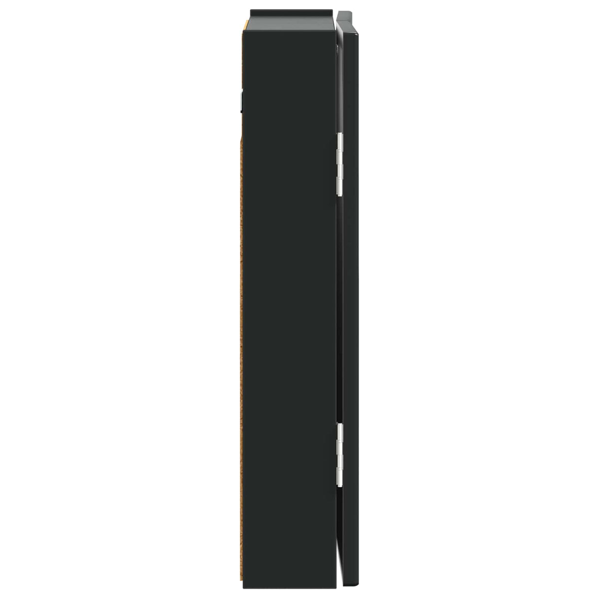 vidaXL Dartboard Cabinet ALKMAAR Black 52.5 x 10.5 x 53.5 cm