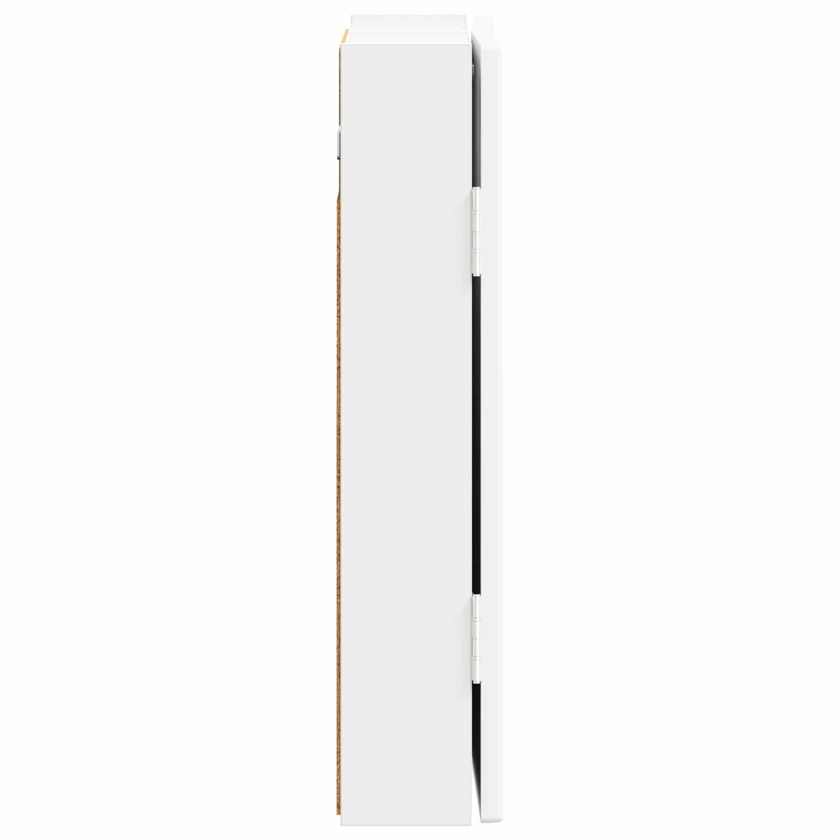 vidaXL Dartboard Cabinet ALKMAAR High Gloss White Engineered Wood - 52.5 x 10.5 x 53.5 cm