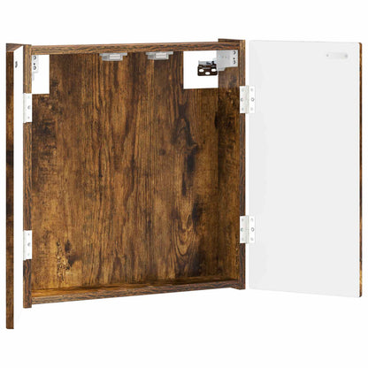 vidaXL Dartboard Cabinet ALKMAAR Smoked Oak 52.5 x 10.5 x 53.5 cm - Brown