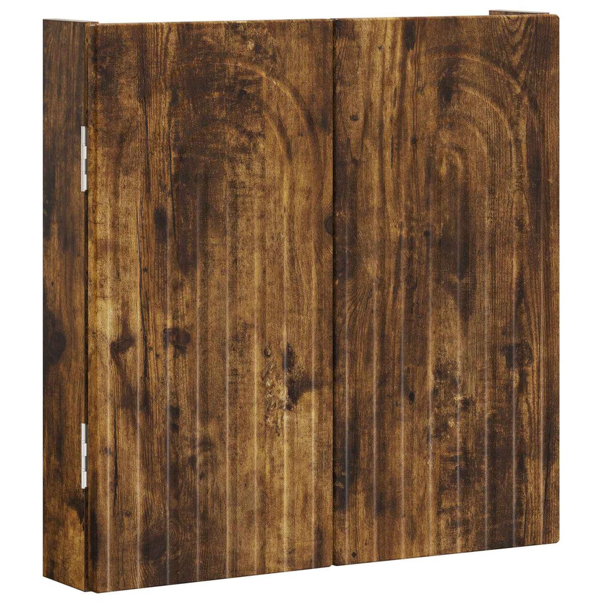 vidaXL Dartboard Cabinet ALKMAAR Smoked Oak 52.5 x 10.5 x 53.5 cm - Brown