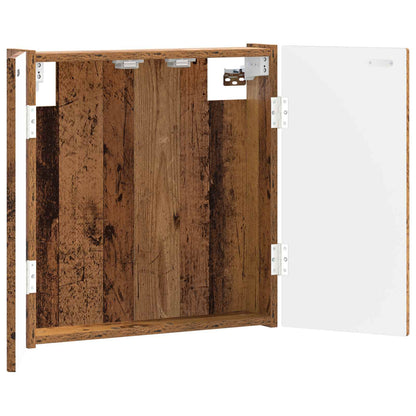 vidaXL Dartboard Cabinet ALKMAAR Old Wood 52.5 x 10.5 x 53.5 cm - Brown