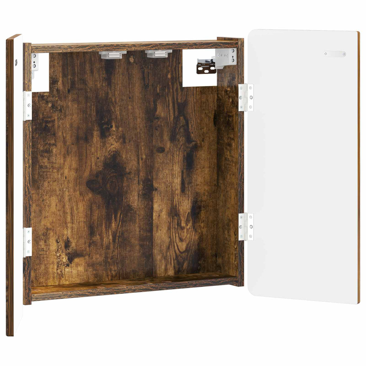 vidaXL Dartboard Cabinet ZWOLLE Smoked Oak 52.5 x 10.5 x 57.5 cm - Brown