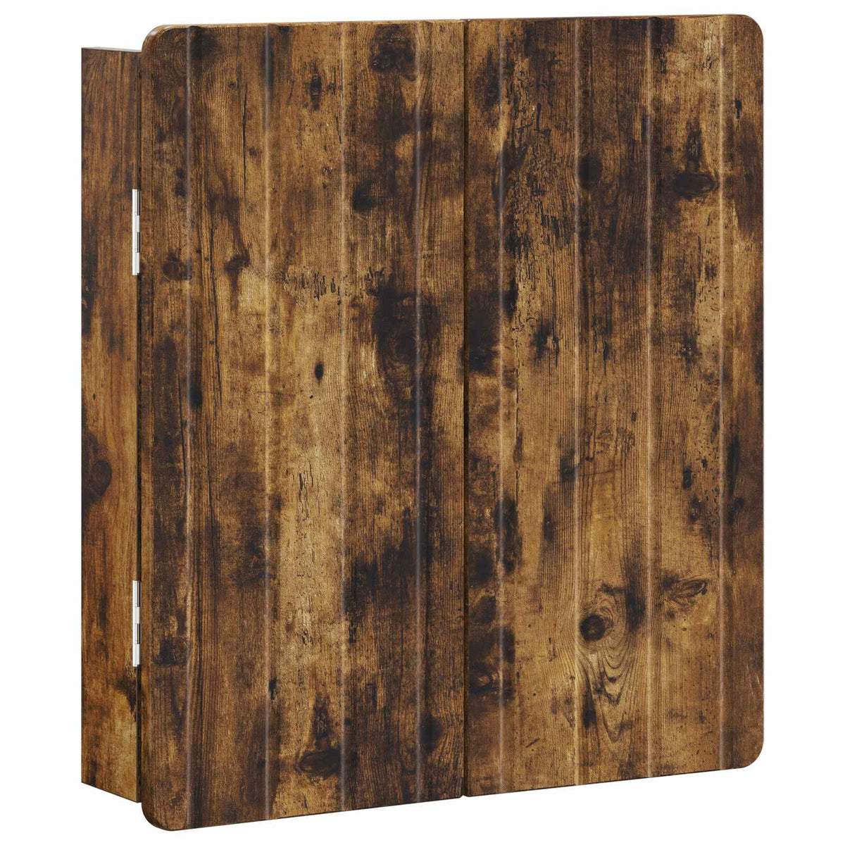 vidaXL Dartboard Cabinet ZWOLLE Smoked Oak 52.5 x 10.5 x 57.5 cm - Brown