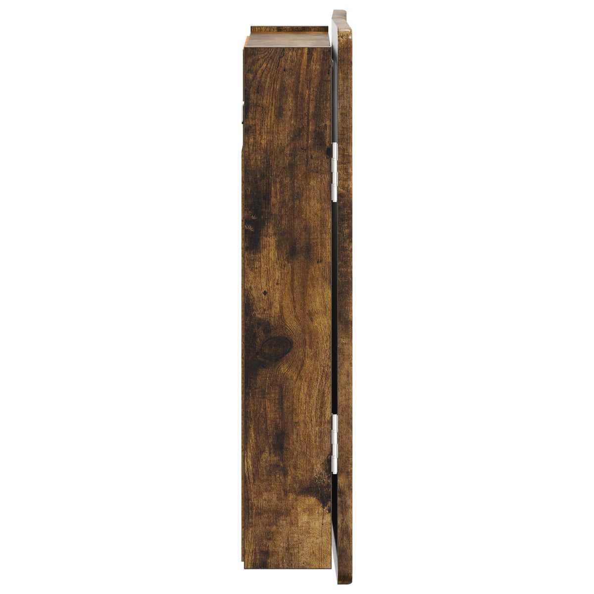 vidaXL Dartboard Cabinet ZWOLLE Smoked Oak 52.5 x 10.5 x 57.5 cm - Brown