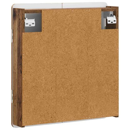vidaXL Dartboard Cabinet ZWOLLE Old Wood 52.5 x 10.5 x 57.5 cm - Brown