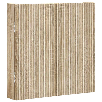 vidaXL Dartboard Cabinet ARNHEM Sonoma Oak 52.5 x 10.5 x 53.5 cm - Brown
